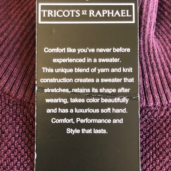 Tricots ST Raphael Men's Sweater Sleeveless L New - Picture 9 of 16